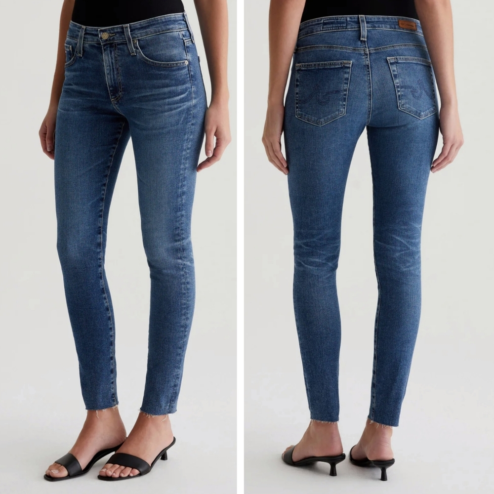 AG The Farrah High Rise Skinny Ankle Jeans Size 30R